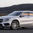 Mercedes-Benz GLA 45 AMG production car unveiled