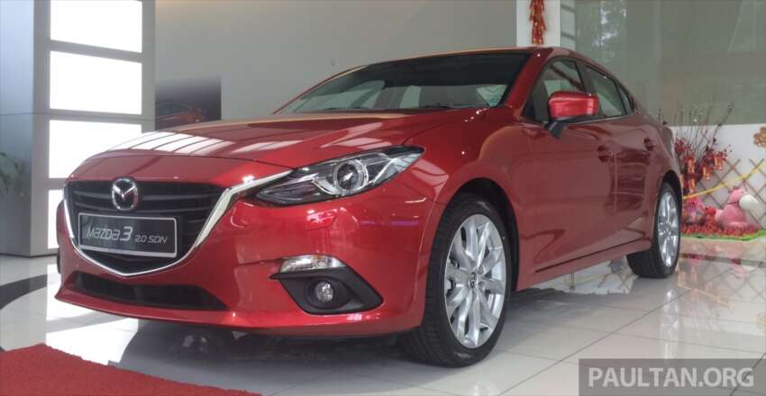 GALLERY: 2014 Mazda 3 CBU in Glenmarie showroom 224365