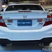 Honda Civic facelift now in Malaysia – more kit but lower prices across the board, from RM113,800