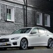 First view of Mercedes 2.0 turbo in the Infiniti Q50