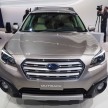 2015 Subaru Outback – jacked-up Legacy debuts in NY