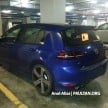 Volkswagen Golf R Mk7 spotted on the move in Bangi!