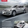 2014 Nissan Teana – L33 on display at selected malls