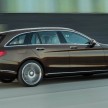W205 Mercedes-Benz C-Class Estate makes its debut