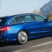 W205 Mercedes-Benz C-Class Estate makes its debut