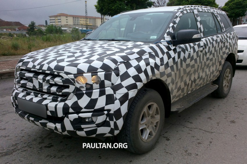 SPYSHOTS: Ford Ranger facelift and new Ford Everest 255174