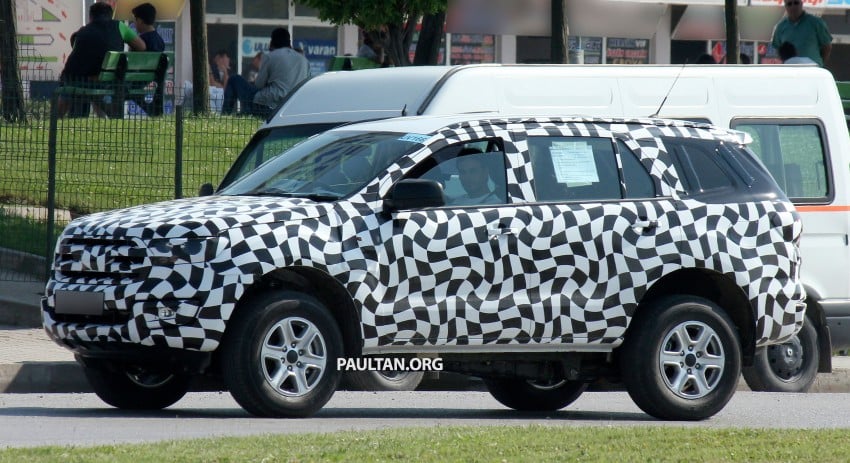 SPYSHOTS: Ford Ranger facelift and new Ford Everest 255169