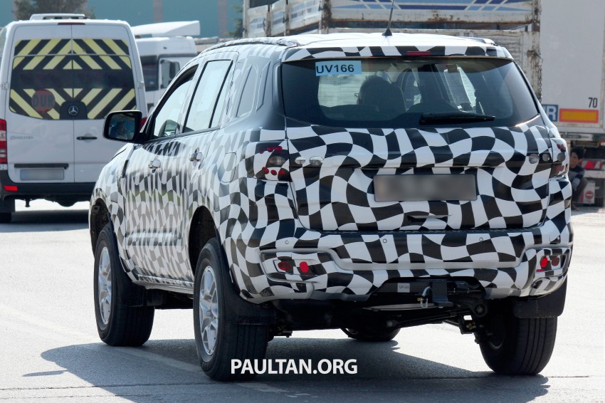 SPYSHOTS: Ford Ranger facelift and new Ford Everest 255171