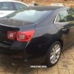 Chevrolet Malibu Malaysia specs revealed in brochure