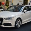 Audi A3 Sedan – on show at 1 Utama until August 10