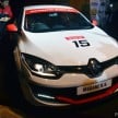 Renault Megane RS 265 Cup facelift makes Malaysian debut at Malaysia Super GT launch, in racer form