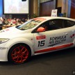 Renault Megane RS 265 Cup facelift makes Malaysian debut at Malaysia Super GT launch, in racer form