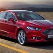 New Ford Mondeo for Europe: introduces new safety systems, twin turbo diesel and a hybrid powertrain