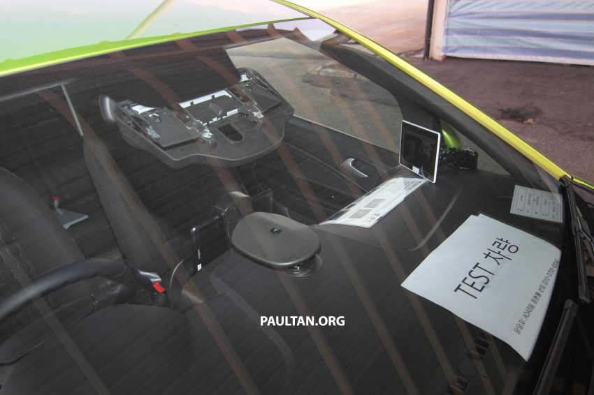 Proton Iriz prototype fitted with LG ADAS camera 275940