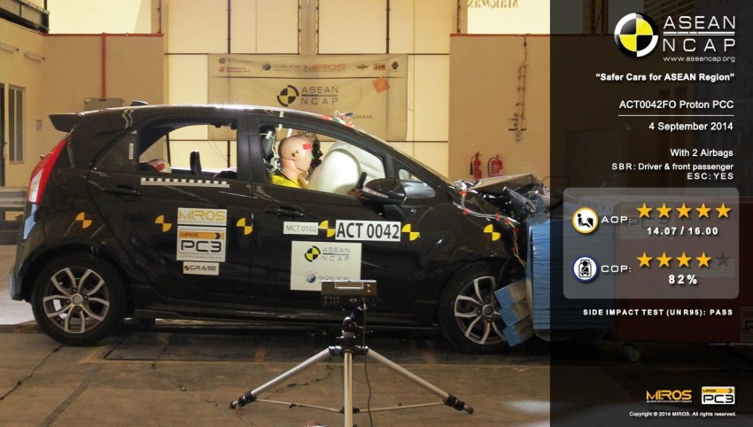 Proton PCC scores 5 stars in ASEAN NCAP crash test 274925