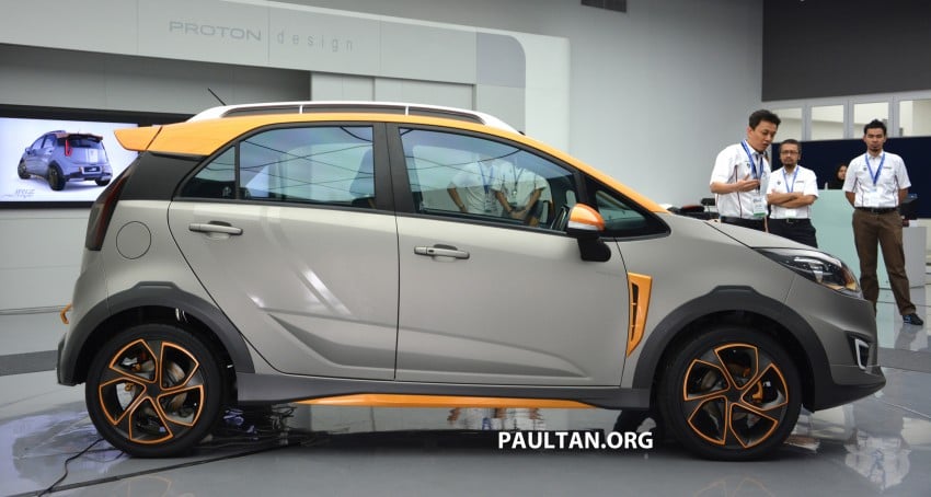 Proton Iriz Active concept unveiled with crossover looks, high-tech additions – production possible 275717