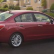 Subaru Impreza US-spec facelift – first Impreza to receive “EyeSight” Driver Assist Technology