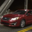 Subaru Impreza US-spec facelift – first Impreza to receive “EyeSight” Driver Assist Technology