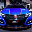 Honda Civic Type R Concept live on the Paris stand!
