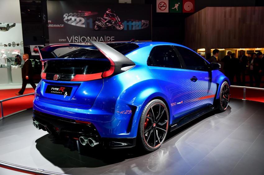 Honda Civic Type R Concept live on the Paris stand! 277784