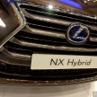 Lexus NX 300h on display at IGEM 2014 in KLCC