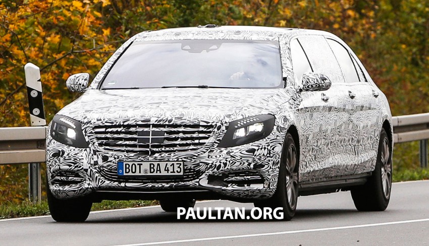 SPYSHOTS: W222-based Mercedes-Benz Pullman 282412
