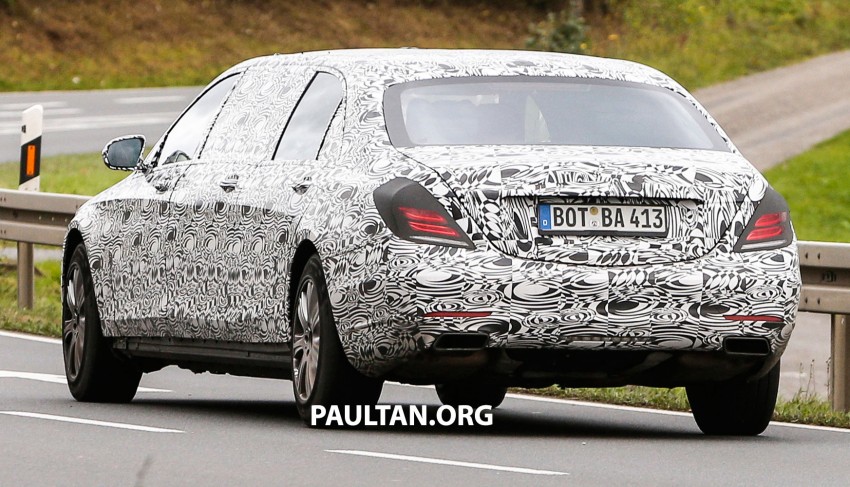 SPYSHOTS: W222-based Mercedes-Benz Pullman 282406