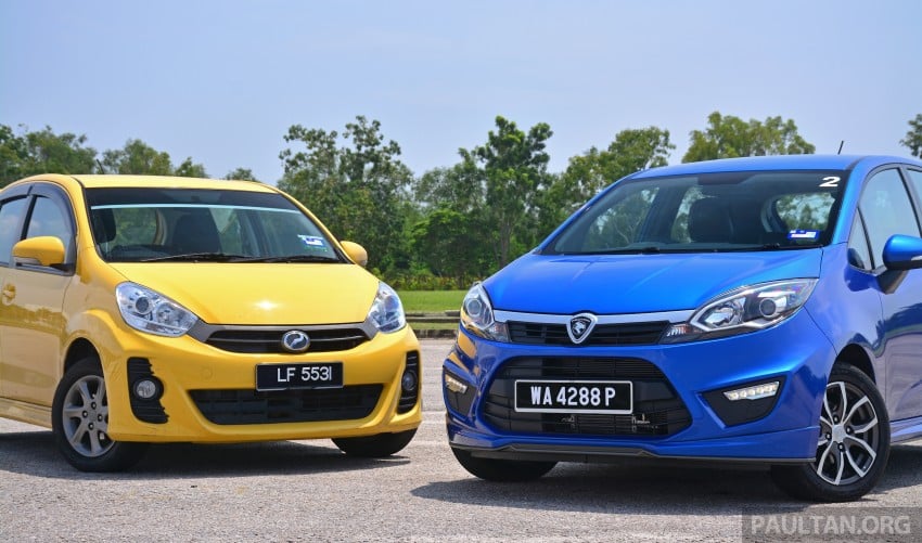 GALLERY: Proton Iriz vs Perodua Myvi – take your pick 281699