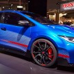 Honda Civic Type R Concept live on the Paris stand!