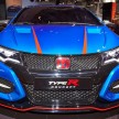 Honda Civic Type R Concept live on the Paris stand!