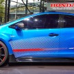 Honda Civic Type R Concept live on the Paris stand!