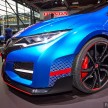 Honda Civic Type R Concept live on the Paris stand!