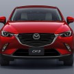 Mazda CX-3 – new B-segment SUV officially unveiled
