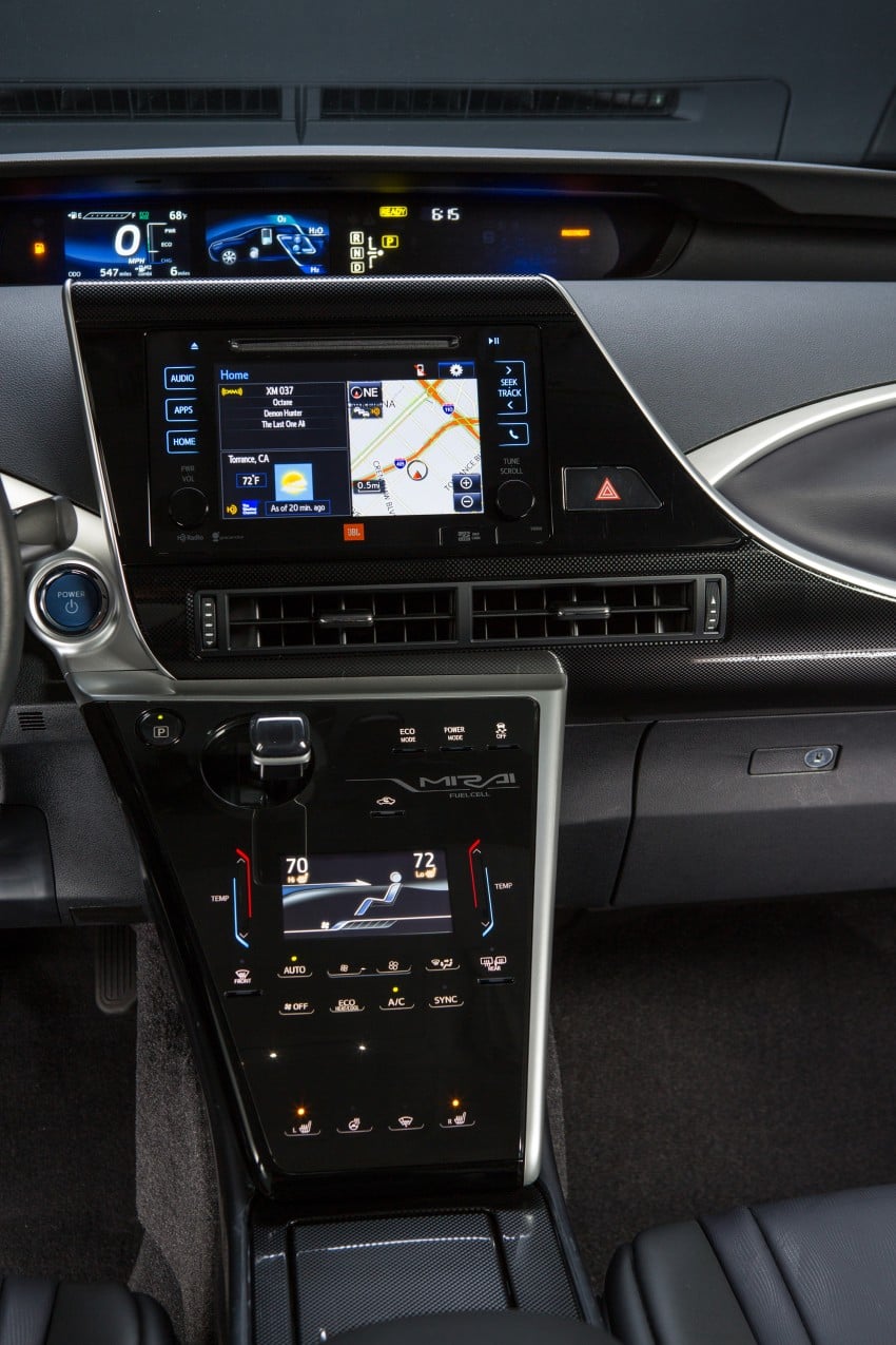 Toyota Mirai fuel cell vehicle officially revealed; touts a range of 483 km, available in second quarter of 2015 288797