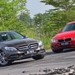 GALLERY: W205 Merc C-Class vs F30 BMW 3 Series