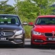 GALLERY: W205 Merc C-Class vs F30 BMW 3 Series