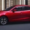 Mazda 2 Sedan – first photos out, full reveal next week
