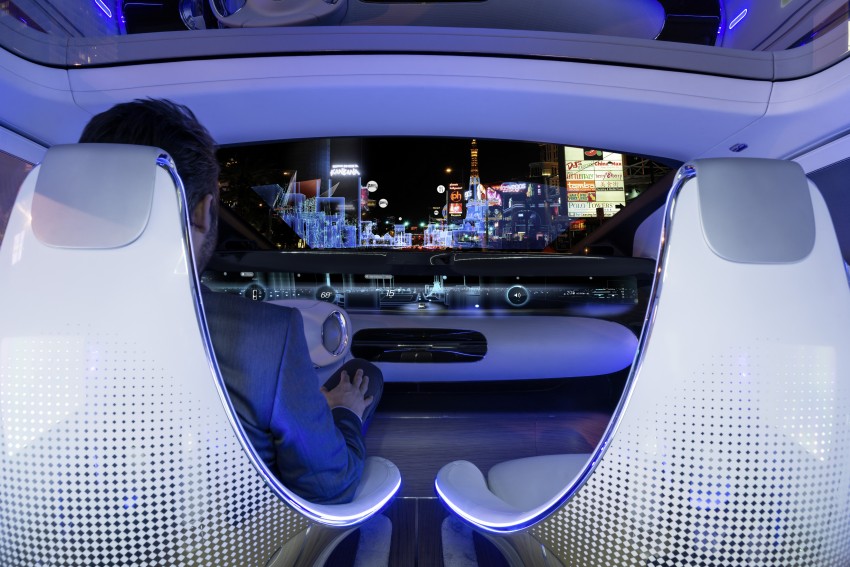 Mercedes-Benz F 015 Luxury in Motion debuts at CES 300851