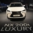 Lexus NX launched in Malaysia, from RM299k-RM385k
