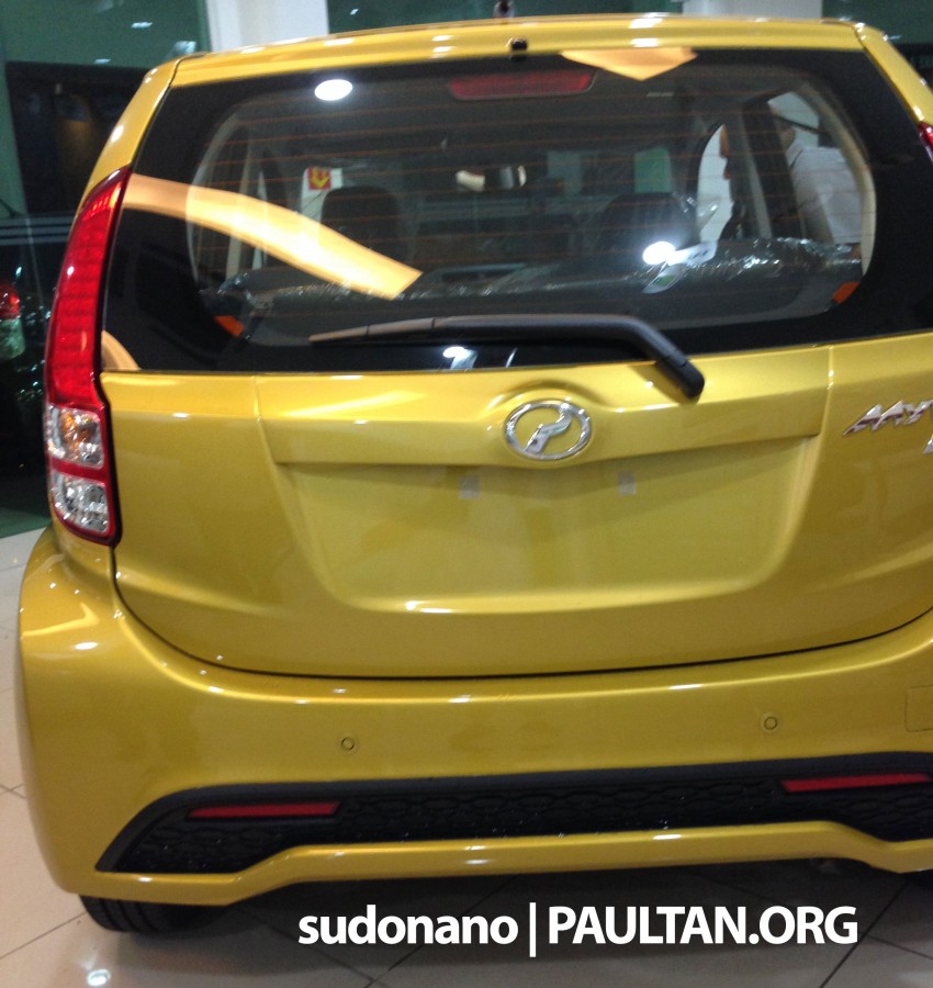 SPYSHOTS: 2015 Perodua Myvi facelift undisguised 303541