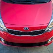 2016 Kia Rio Sedan – facelift debuts in Chicago