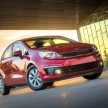 2016 Kia Rio Sedan – facelift debuts in Chicago