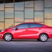 2016 Kia Rio Sedan – facelift debuts in Chicago