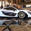 McLaren P1 with bespoke gold parts seen in Malaysia
