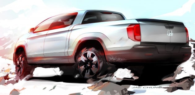 Next-Gen Honda Ridgeline Previewed at 2015 Chicago Auto Show