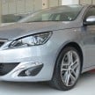 Peugeot 308 THP launched in Malaysia – RM132,888