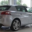 Peugeot 308 THP launched in Malaysia – RM132,888
