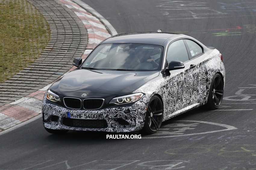 SPYSHOTS: F87 BMW M2 spotted with less camo 321459