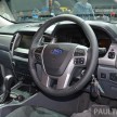 SPIED: Facelifted Ford Ranger in D’sara showroom