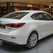 Mazda 3 CKD launched in Malaysia, RM106k-121k